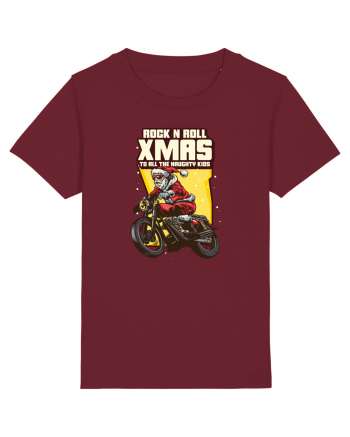 Rock n roll Christmas - Biker Santa Burgundy