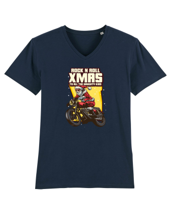 Rock n roll Christmas - Biker Santa French Navy