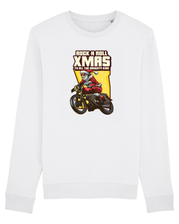 Rock n roll Christmas - Biker Santa White