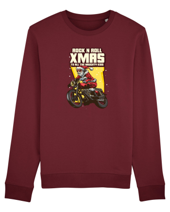 Rock n roll Christmas - Biker Santa Burgundy