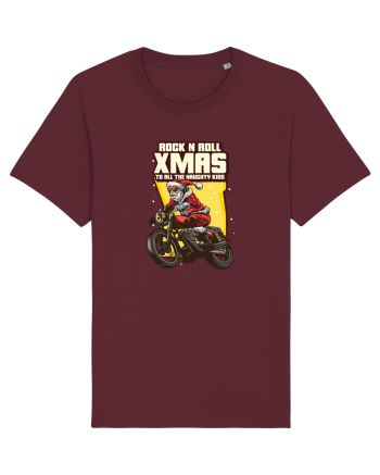 Rock n roll Christmas - Biker Santa Burgundy