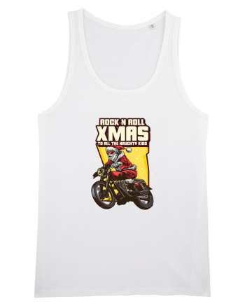Rock n roll Christmas - Biker Santa White