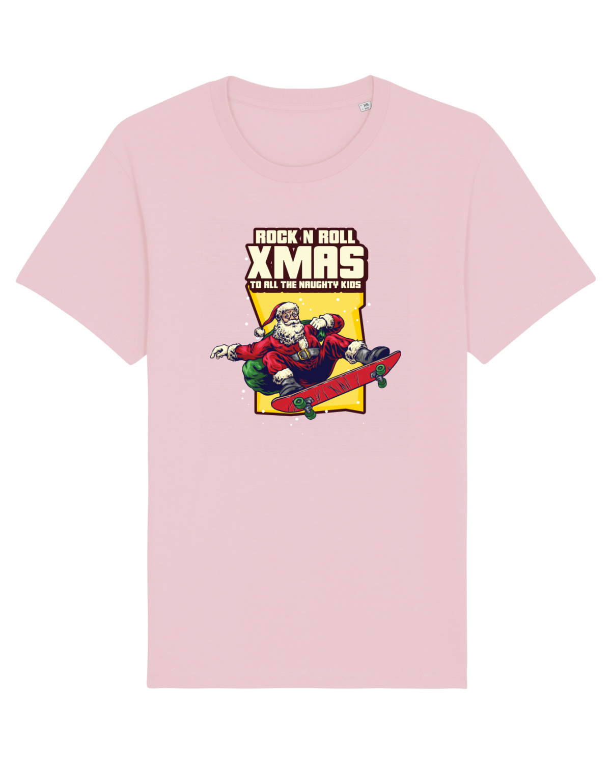 Tricou mânecă scurtă Unisex Rocker Cotton Pink