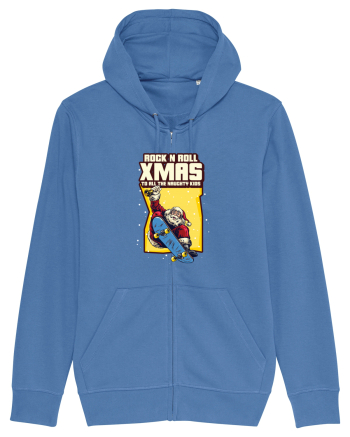 Rock n roll Christmas - Freestyle Santa Bright Blue