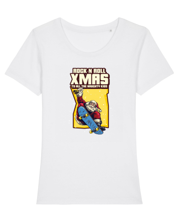 Rock n roll Christmas - Freestyle Santa White