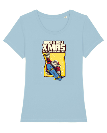 Rock n roll Christmas - Freestyle Santa Sky Blue