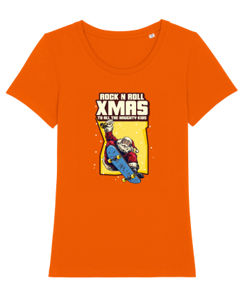 Rock n roll Christmas - Freestyle Santa Bright Orange