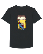 Rock n roll Christmas - Freestyle Santa Tricou mânecă scurtă guler larg Bărbat Skater