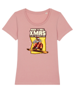 Rock n roll Christmas - Keep on boarding Tricou mânecă scurtă guler larg fitted Damă Expresser