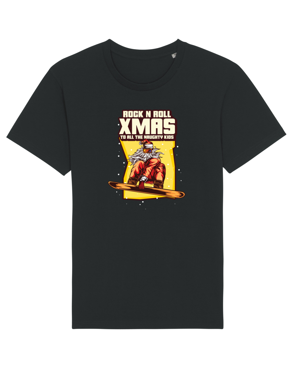 Tricou mânecă scurtă Unisex Rocker Black