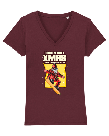 Rock n roll Christmas - Let it snow Burgundy