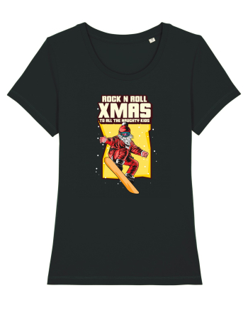 Rock n roll Christmas - Let it snow Black