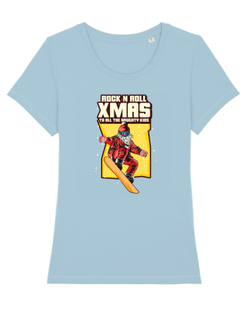 Rock n roll Christmas - Let it snow Sky Blue