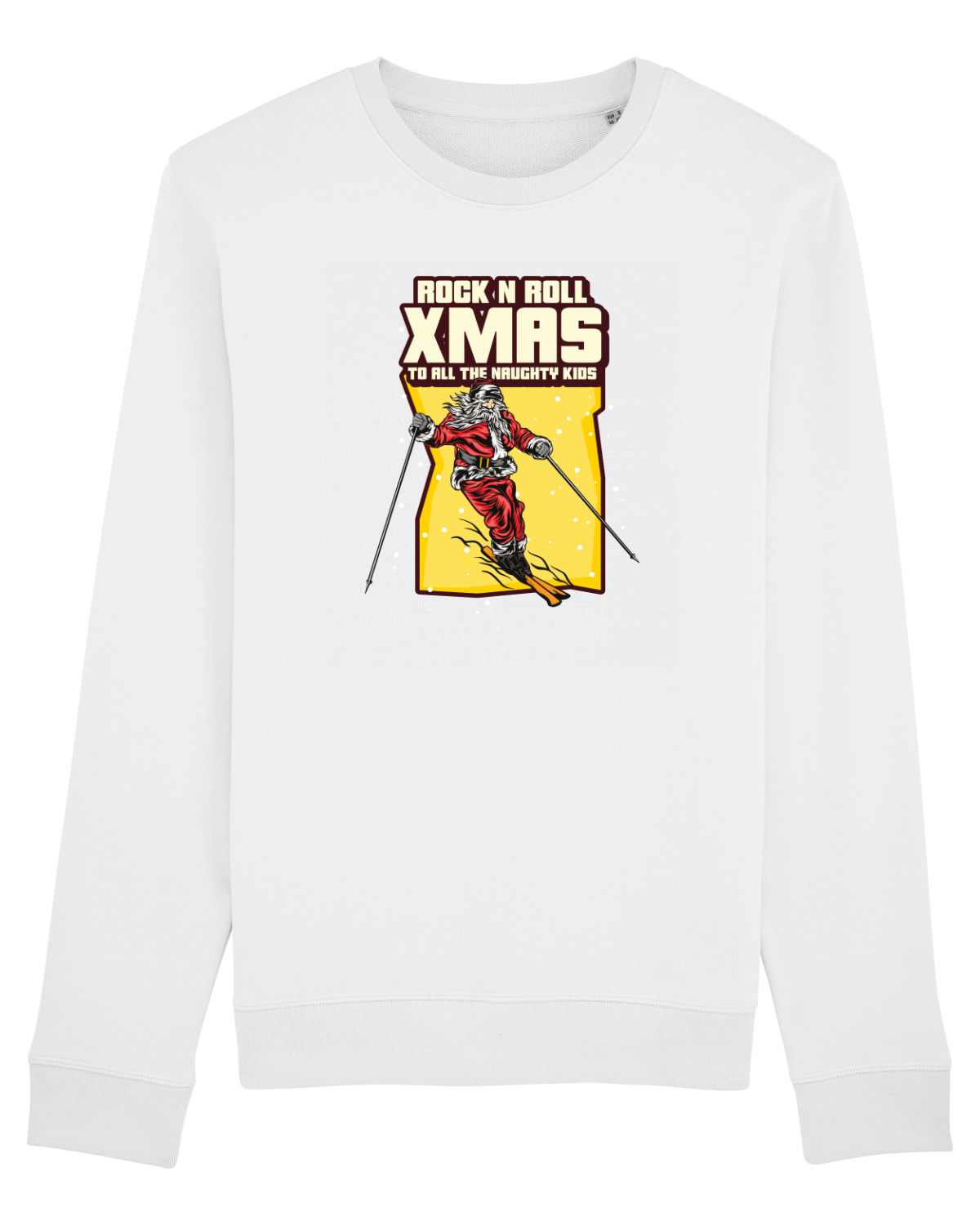 Bluză mânecă lungă Unisex Rise White