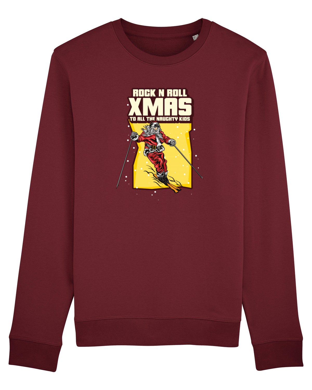 Bluză mânecă lungă Unisex Rise Burgundy