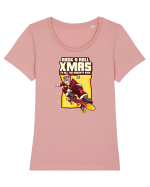 Rock n roll Christmas - Roll with soul Tricou mânecă scurtă guler larg fitted Damă Expresser