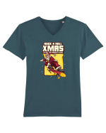 Rock n roll Christmas - Roll with soul Tricou mânecă scurtă guler V Bărbat Presenter