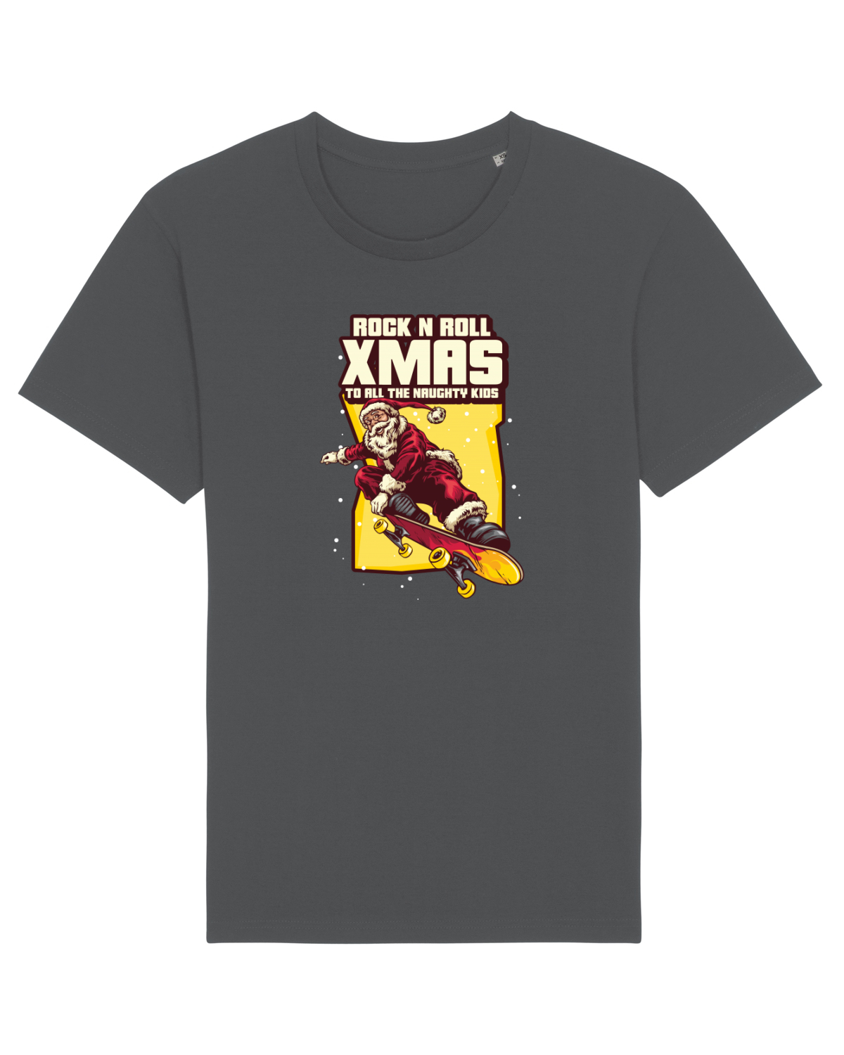 Tricou mânecă scurtă Unisex Rocker Anthracite