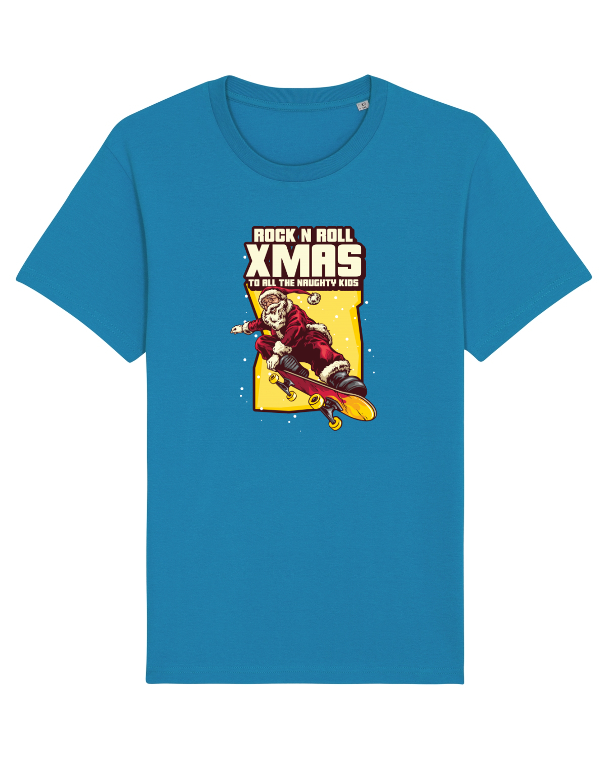 Tricou mânecă scurtă Unisex Rocker Azur