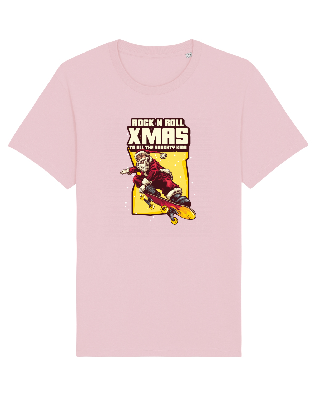 Tricou mânecă scurtă Unisex Rocker Cotton Pink