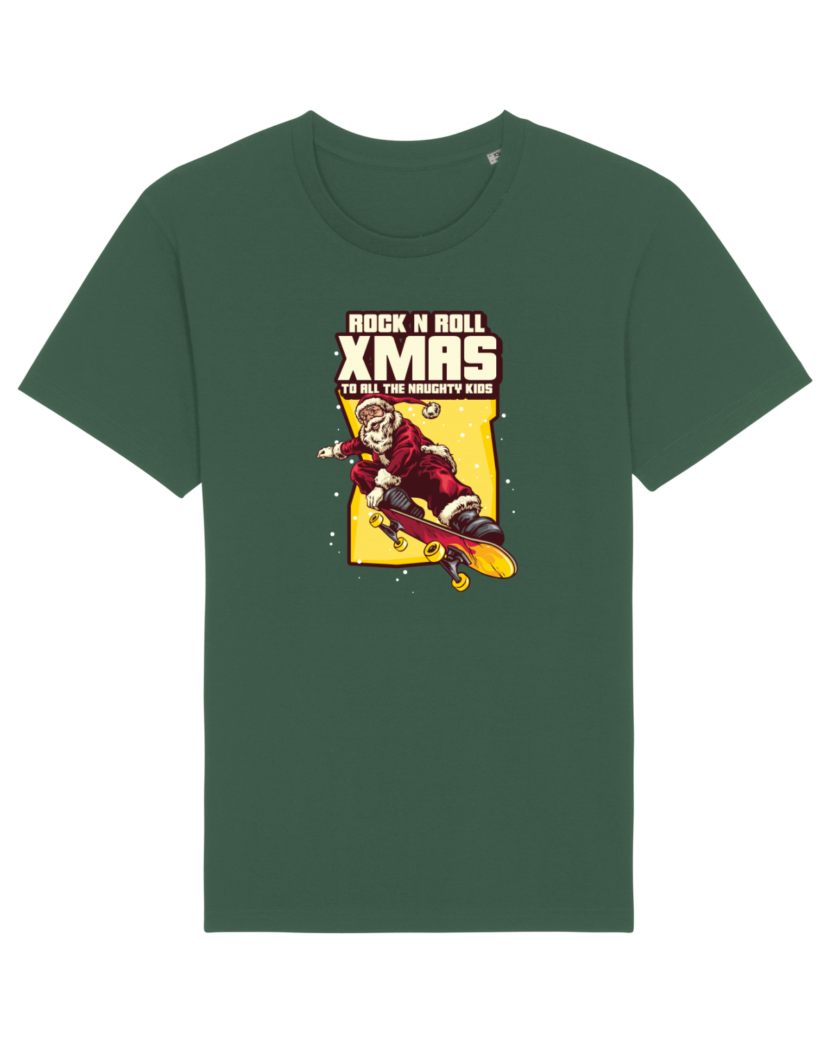 Tricou mânecă scurtă Unisex Rocker Bottle Green
