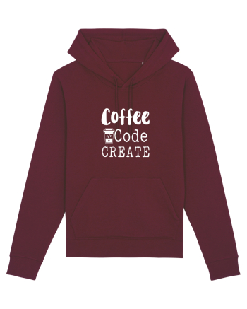 Coffee Code Create Burgundy