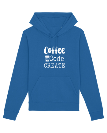 Coffee Code Create Royal Blue
