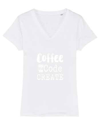 Coffee Code Create White
