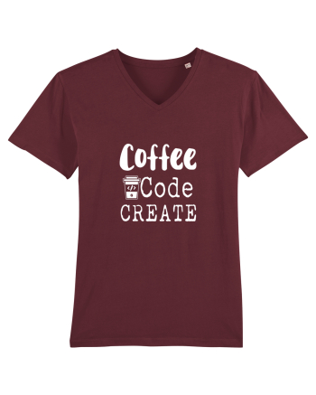 Coffee Code Create Burgundy