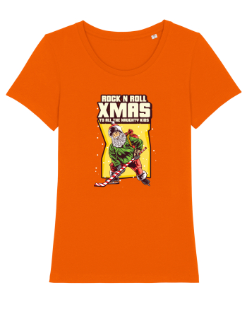 Rock n roll Christmas - Skating not hating Bright Orange