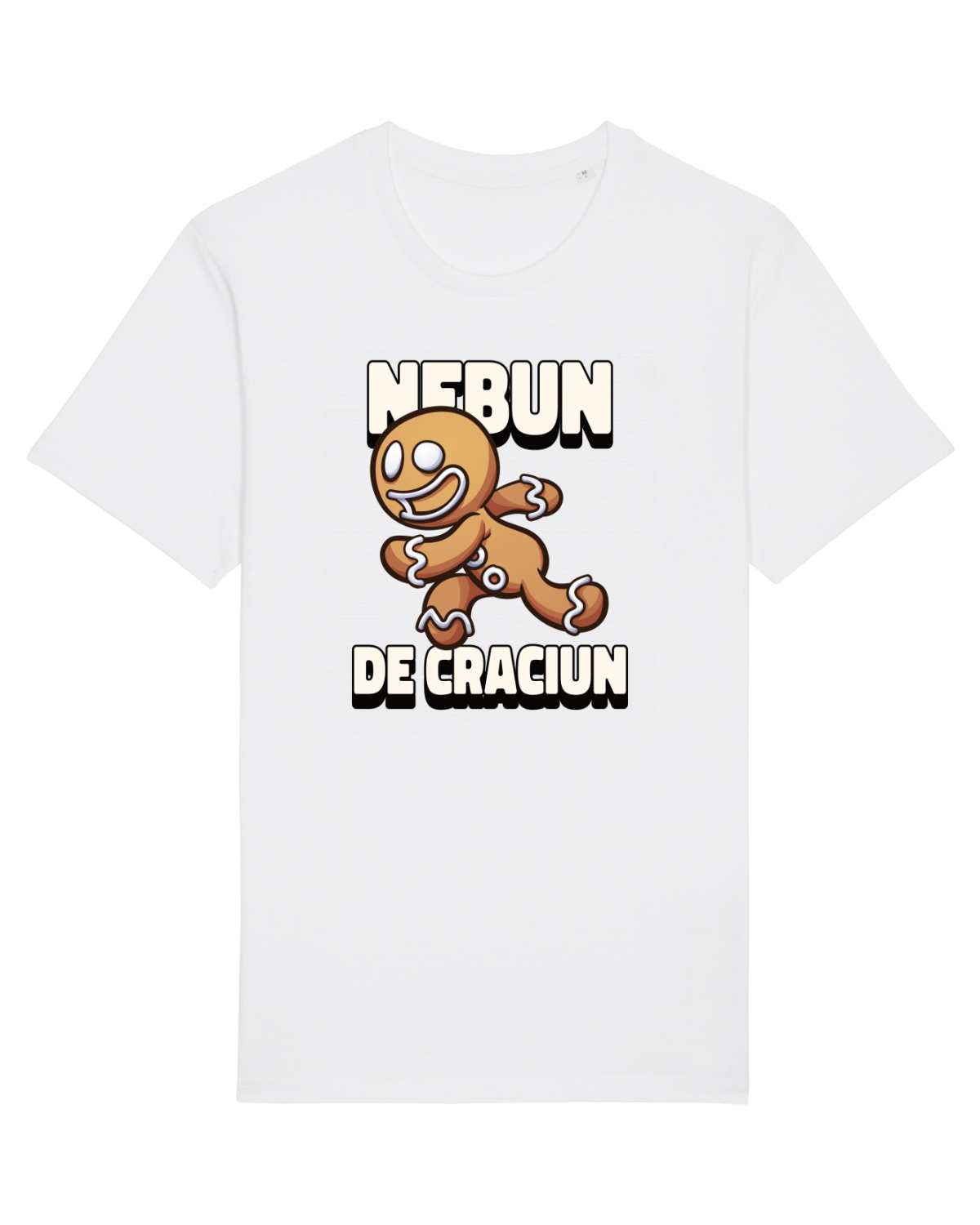 Tricou mânecă scurtă Unisex Rocker White