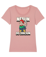 Nebun de Crăciun - Bărbat la agățat Tricou mânecă scurtă guler larg fitted Damă Expresser