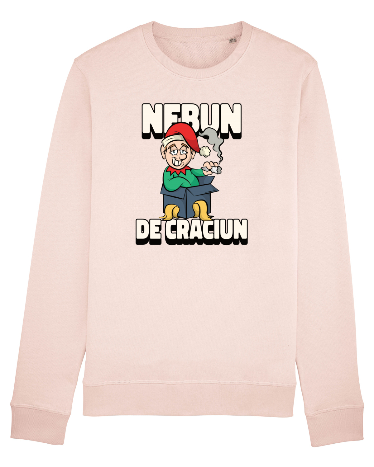 Bluză mânecă lungă Unisex Rise Candy Pink