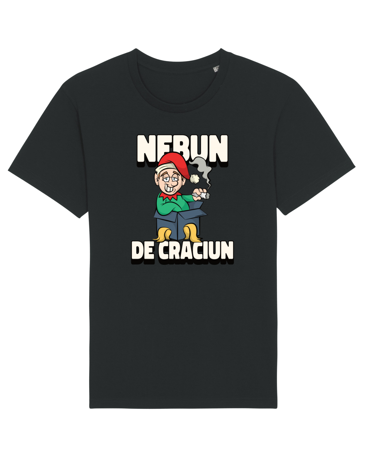 Tricou mânecă scurtă Unisex Rocker Black