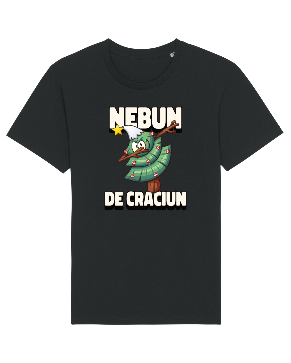 Tricou mânecă scurtă Unisex Rocker Black
