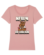 Nebun de Crăciun - Elan canadian Tricou mânecă scurtă guler larg fitted Damă Expresser