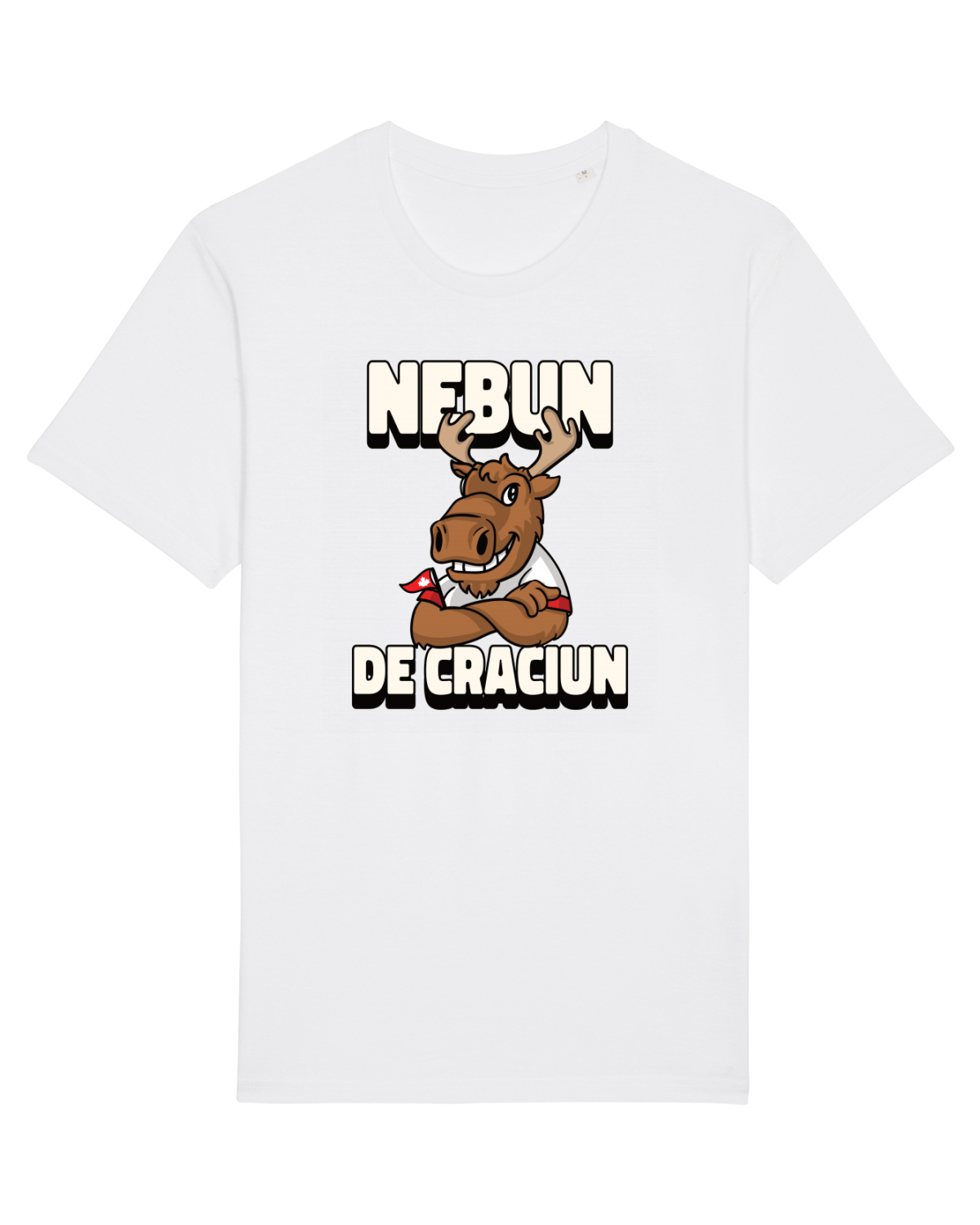 Tricou mânecă scurtă Unisex Rocker White
