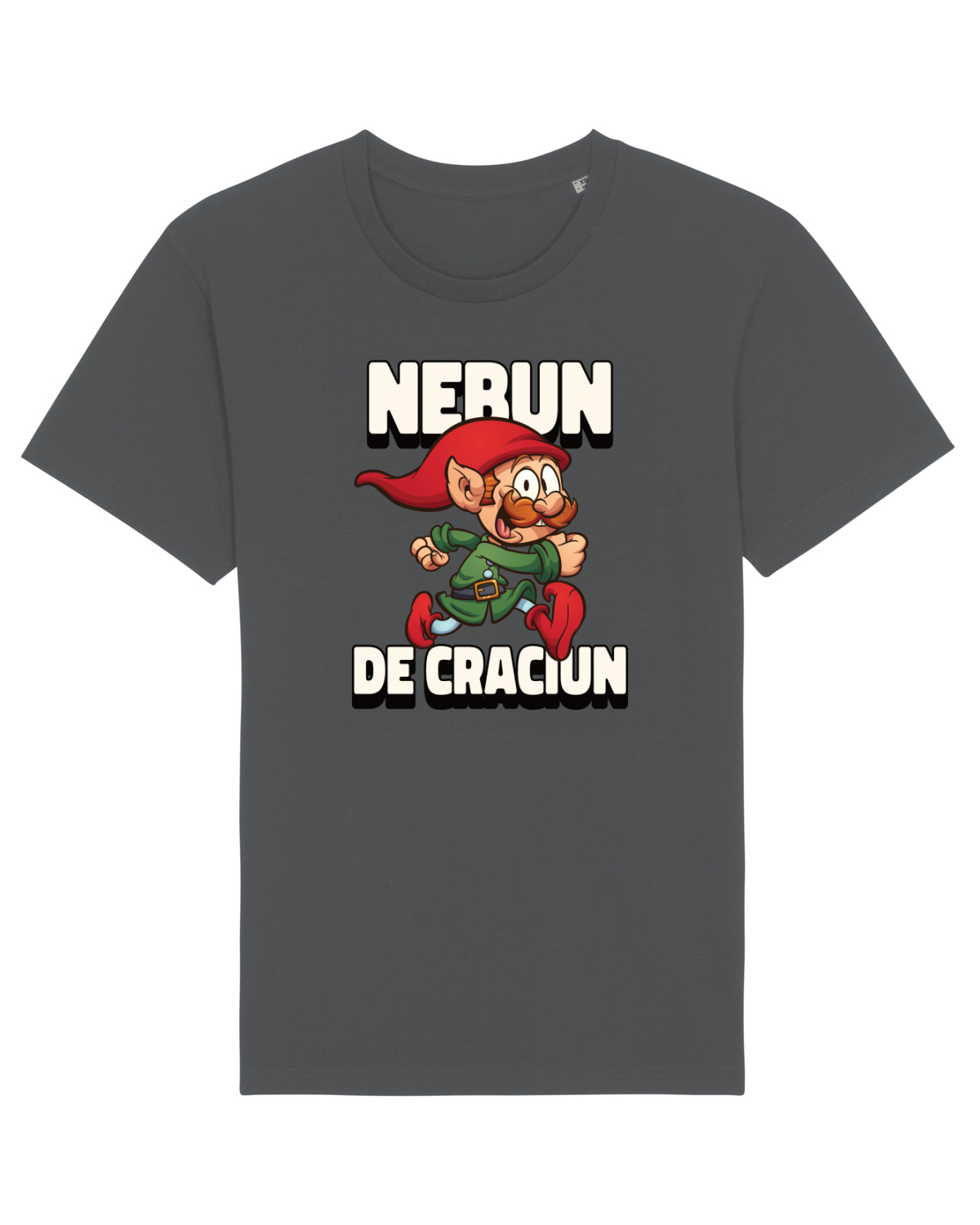 Tricou mânecă scurtă Unisex Rocker Anthracite