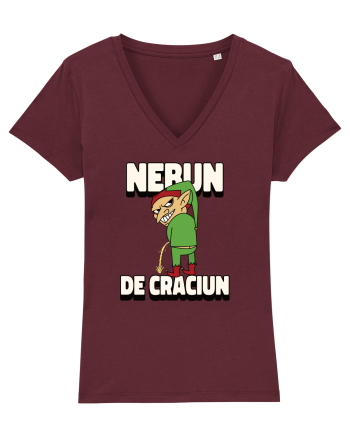 Nebun de Crăciun - Elf răutăcios Burgundy