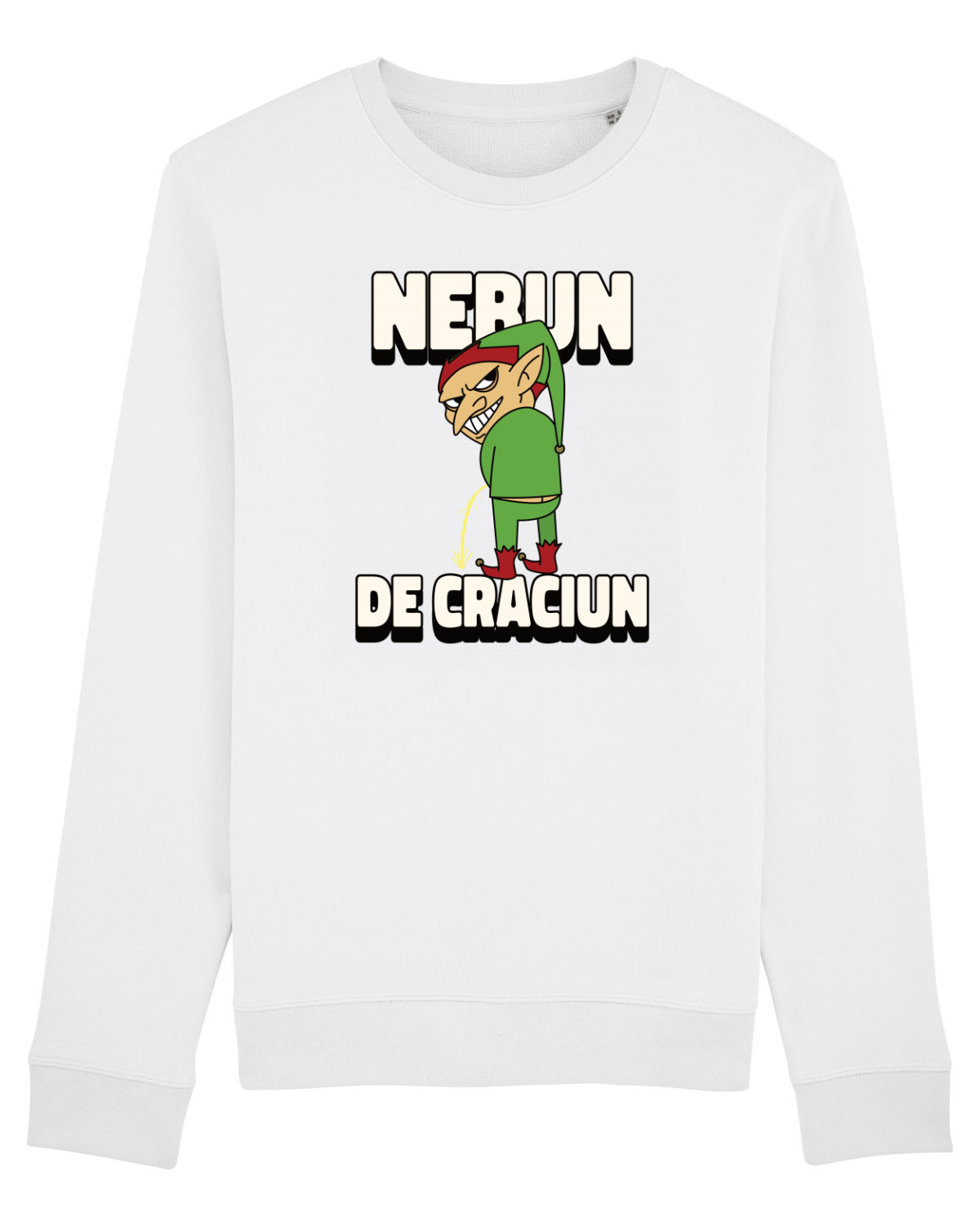 Bluză mânecă lungă Unisex Rise White
