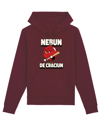 Nebun de Crăciun - Globul bătăuș Burgundy