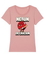 Nebun de Crăciun - Globul bătăuș Tricou mânecă scurtă guler larg fitted Damă Expresser