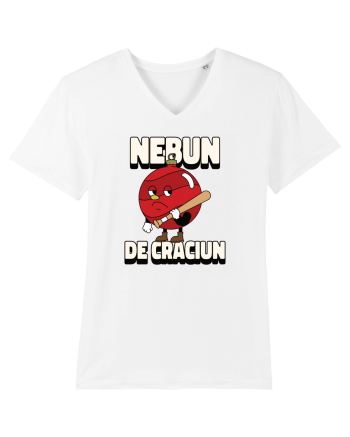 Nebun de Crăciun - Globul bătăuș White