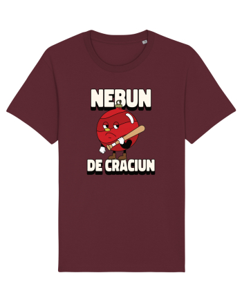 Nebun de Crăciun - Globul bătăuș Burgundy