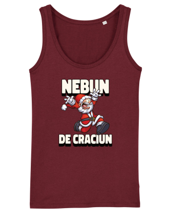 Nebun de Crăciun - Moșul cel vesel Burgundy