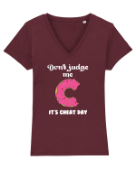 Cheat day Tricou mânecă scurtă guler V Damă Evoker