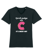 Cheat day Tricou mânecă scurtă guler V Bărbat Presenter