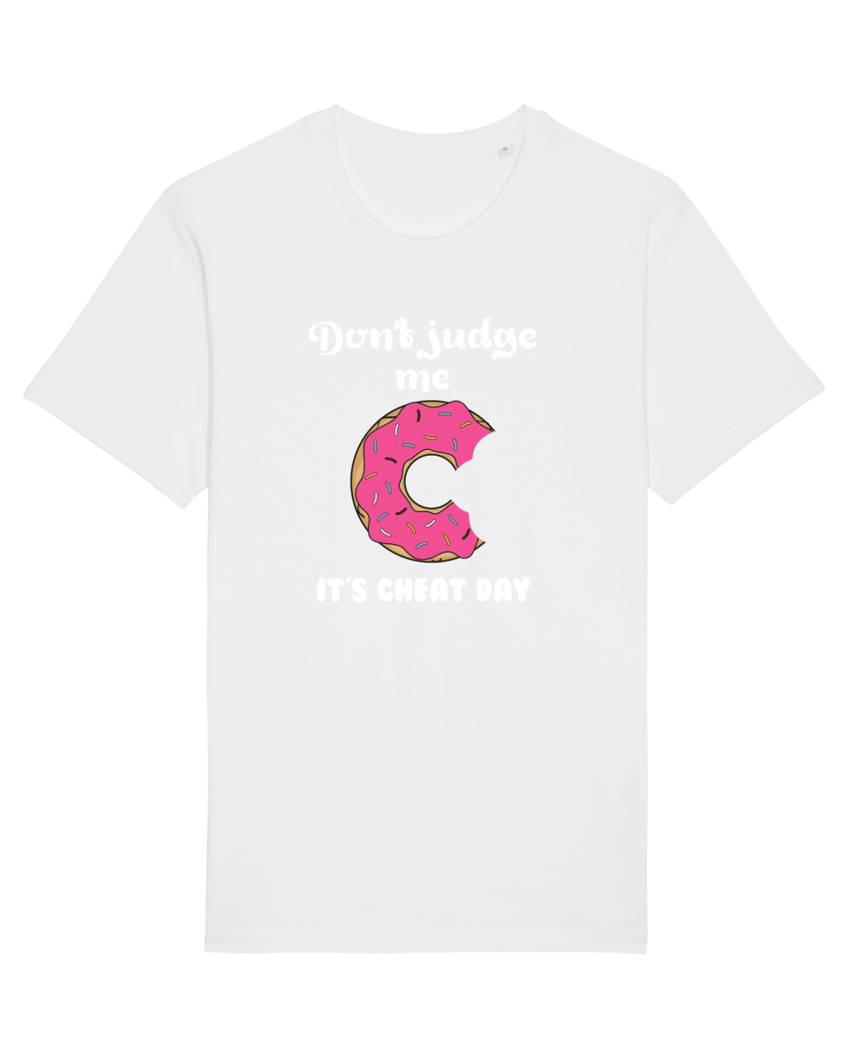 Tricou mânecă scurtă Unisex Rocker White