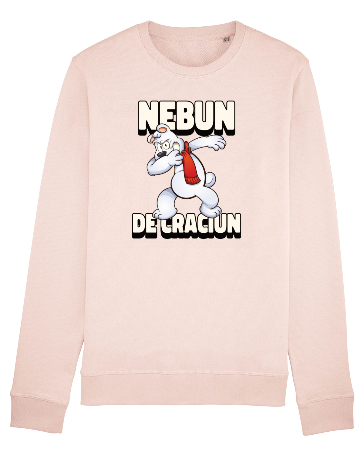 Bluză mânecă lungă Unisex Rise Candy Pink