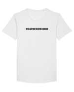BE CLASSY BUT ALSO BE A BADASS Tricou mânecă scurtă guler larg Bărbat Skater